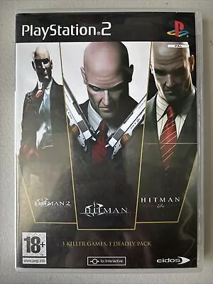 Hitman Triple Hit Pack PS2 PlayStation 2 Game Complete R18+ - Free Post • $35