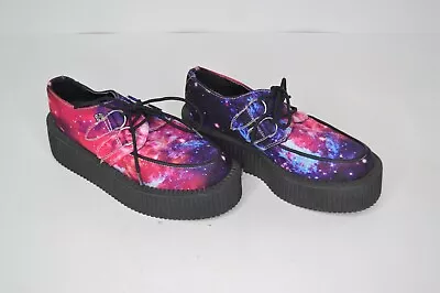 T.U.K. Mondo Galaxy Platform TUK Creepers Oxford Shoes Women's 6 Men's 4 EU 37 • $26.99