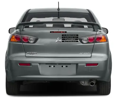 3rd Third Brake Light Vinyl Decal Sticker Overlay 2008 - 2015 Mitsubishi Lancer  • $10