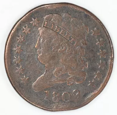 1809 Classic Head Half Cent 1/2 C • $2.25