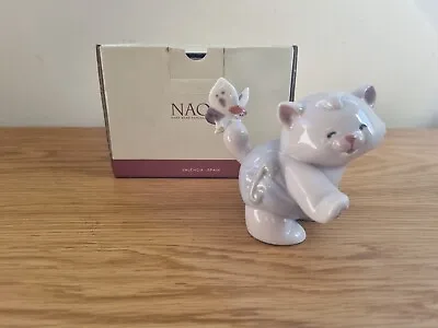 £15 • Buy Nao Lladro Figurine  That Tickles  Cat And Fairy