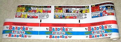 Roll Vintage Dollar Size Bazooka Joe Bubble Gum Comic Wax Wrappers By Topps 1973 • $99.95