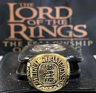 Los Angeles Lakers Fan Ring -  Back 2 Back World Champs 2001 • $27.95
