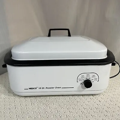 Vintage Nesco Electric 18 Quart Turkey Roaster Oven Model 4208-14 CLEAN • $52.49