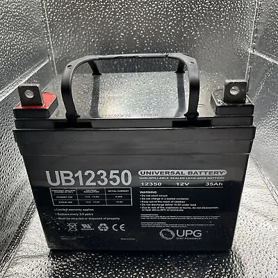 UPG UB12350ALT258-New 12V 35Ah AGM Sealed Lead Acid Battery UB12350 Group U1 + F • $59.74