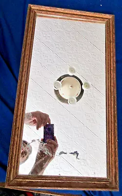 Antique Wall Mirror 10 X20  Inside 9 X18  • $19.99