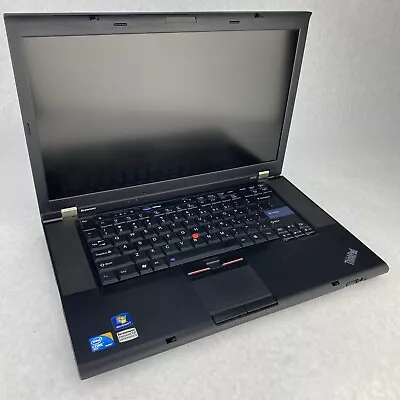 Lenovo ThinkPad W510 15.6  Intel Quad I7-720QM 1.60GHz 4GB RAM No Batt No HDD OS • $99.98