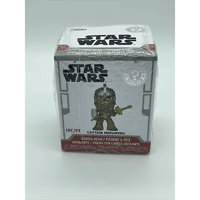 Funko Star Wars Captain Merumeru Bobble Head Mini Vinyl Box Figure Sealed NEW • $6.65