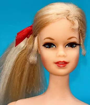 Vintage TNT Stacey Barbie Blonde Hair Doll On Twist N Turn TLC BODY Japan • $75