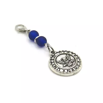 United States Navy Purse Charm Zipper Pull Keychain Handmade Military Gift • $9.99