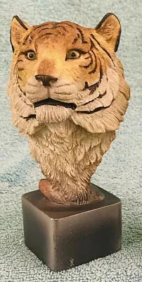 Mill Creek Studio’s Tigers Head With Base  Cold Hand Cast Resin • $15.95