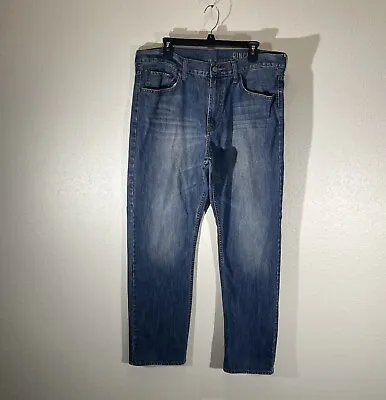 Bullhead Rincon Jeans Mens 36 Straight Leg Blue Denim Pants Cotton 36x32 • $14.96