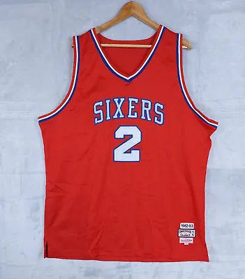 Philadelphia 76ers Moses Malone 1982-83 Hardwood Classics Mitchell & Ness Jersey • $74.99