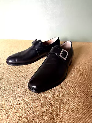 Retro Mens Shoes Monk Strap Leather Sartorial Brand Size UK 10 • £9.99