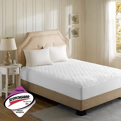 Beautyrest Heated Microfiber Mattress Pad With 3M Scotchgard • $119.99