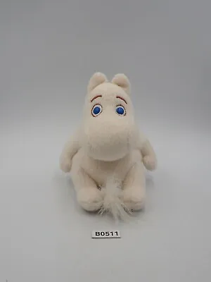 Moomin White B0511 Sekiguchi Plush 4  Stuffed Stuffed Toy Doll Japan • $12.34