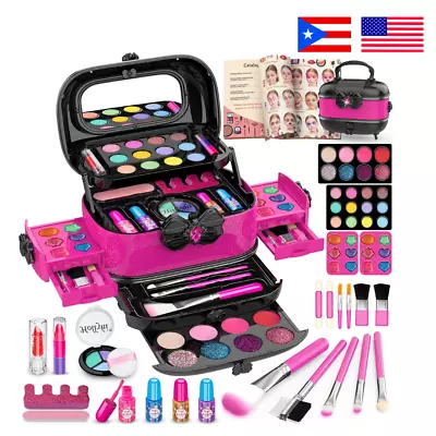 Kit De Maquillaje Infantil Para Niñas Princess Toys Real Washable Makeup Kit • $27.50