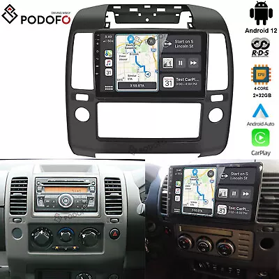 For Navara 2007-2015 D40 Android 12 2+32GB Car Radio Carplay GPS Navi Head Unit • $199.99
