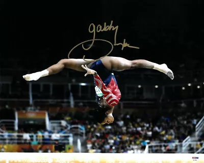 Gabby Douglas Signed 2016 Rio Olympics Gymnastic 16x20 Photo- PSA ITP (Team USA) • $124.95