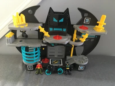 £30 • Buy Imaginext DC Super Friends Batman Bat Cave Playset With Batman And Robin Figures