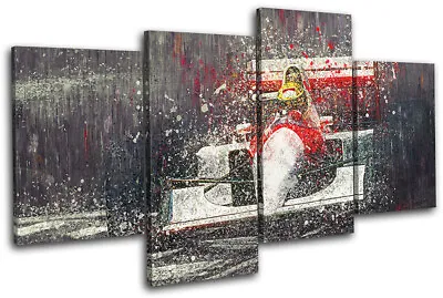 Abstract F1 Retro Formula One Sports MULTI CANVAS WALL ART Picture Print • £39.99