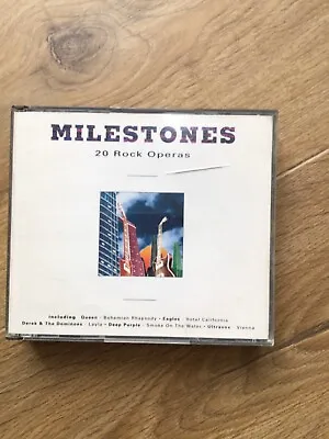 Milestones 20 Rock Operas - Queen Meat Loaf Eagles ELO Mike Oldfield Etc. • £0.50