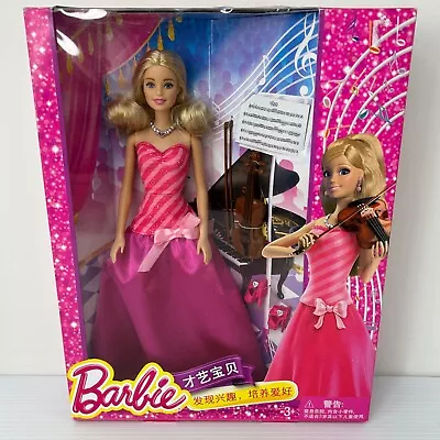 New 2014 Barbie Violin Soloist Doll Chinese Release Asia Musician Sealed NRFB • $128.50