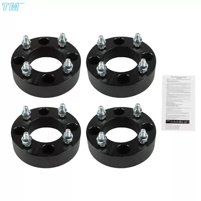 4 Pack 4×110 To 4×110 1.5  Black Wheel Spacers M10×1.25 For Honda Suzuki Yamaha • $67.50