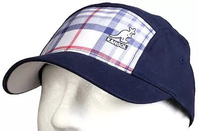 Kangol Rio Hondo Stingy Ice Checks Supre Hat Fitted Flexfit Short Bill Cap L/XL • $9.99