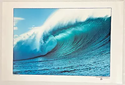 Surf Poster- Majestic Offshore Hawaii-photo Aaron Chang • $40