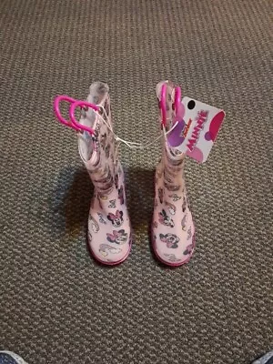 Minnie Mouse Rainboots Big Girl Size 13 Brand New • $15