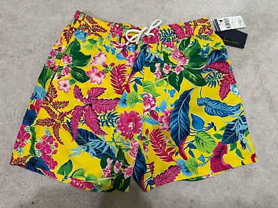 Ralph Lauren Floral Print Swim Shorts Size Medium Rrp £99 New • £49