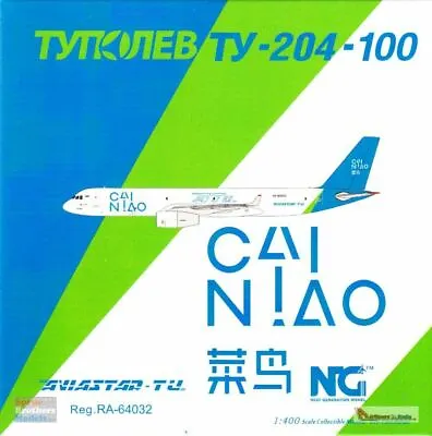 $54.04 • Buy NGM40008 1:400 NG Model Aviastar-TU Airlines Tupolev Tu-204-100S Reg #RA-64032 (
