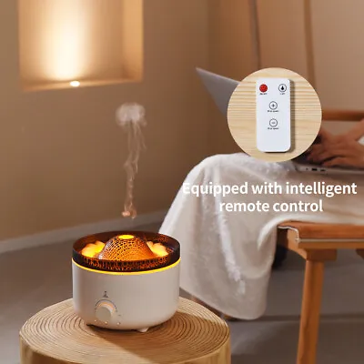 Jellyfish Fire Volcano Humidifier Portable Flame Air Diffuser • $42