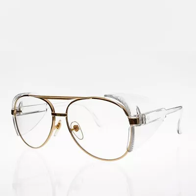 $25 • Buy Gold Aviator Safety Glasses -Titan