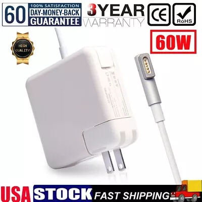 60W AC Power Adapter Charger For Mac MacBook Pro 13  15  17  2011 2012 L-tip US • $12.79