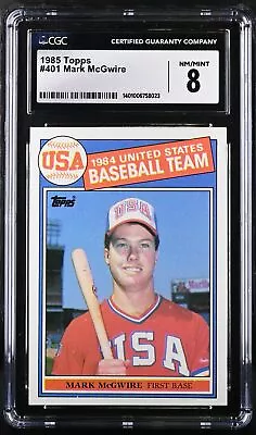 Mark McGwire 1985 Topps #401 CGC • $29.99