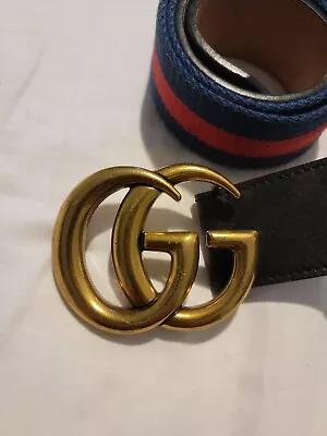 Authentic Double G Buckle Gucci Belt  • $250