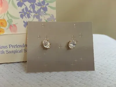 Vintage  1990 -1992 Avon Precious Pretenders Pierced Earrings • $4.50