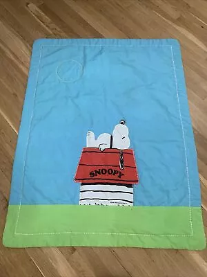 Vintage Snoopy Blanket 3ftx4ft 1958 • $25