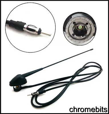 Universal Flexible Anti Noise Roof Mount AM/FM Car Radio Stereo Aerial Antenna • £10.19