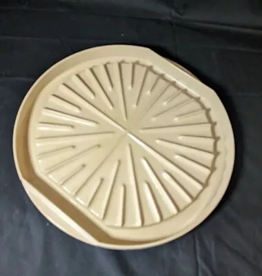 Vintage Anchor Hocking Microware Bacon Cooker Round Tray PM446-TI • $15.95