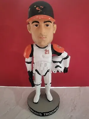 Nick Markakis Custom Star Wars Storm Trooper Bobblehead Autographed See Head  • $125