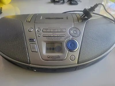 Vintage Panasonic RX-ES22 Portable Stereo CD Radio Cassette Boom Box Untested • $49.95