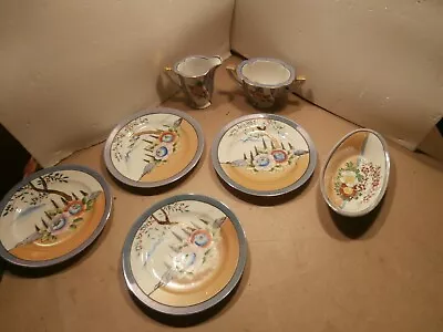 Vintage Hand Painted Dinnerware Noritake Japan 7 Pc. • $39.90