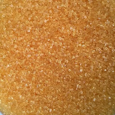 Sparkling Sugar Crystals Cake Sprinkles... Orange • £2.95