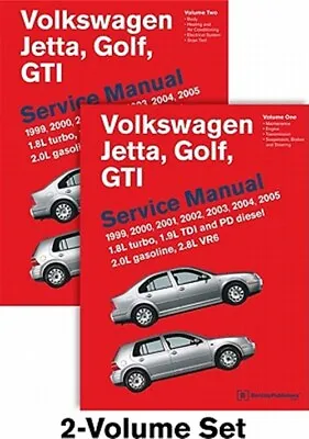 Volkswagen Jetta Golf Gti Service Manual 1999-2005 : 1.8l Turbo 1.9l Tdi A... • $179.75