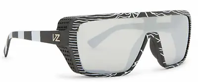 NEW Von Zipper Defender Sunglasses-KYG0 Beetlejoy Black-Grey Chrome Lens • $84.99