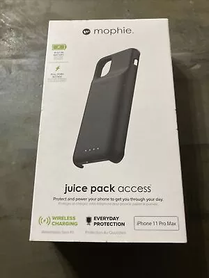 Mophie Juice Pack Access Charging Battery Case For IPhone 11 Pro Max - Black • $11.53