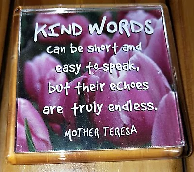 Magnet: Kind Words Mother Theresa Quote • $8.50